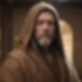 Mysterious Jedi Master Obi-Wan Kenobi in Cloak