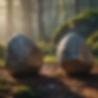 A representation of the time travel element in Outlander, showcasing the iconic stones.