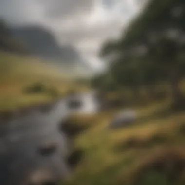 The Scottish Highlands: The Heart of Outlander A scenic view of the Scottish Highlands, reminiscent of Outlander's setting.