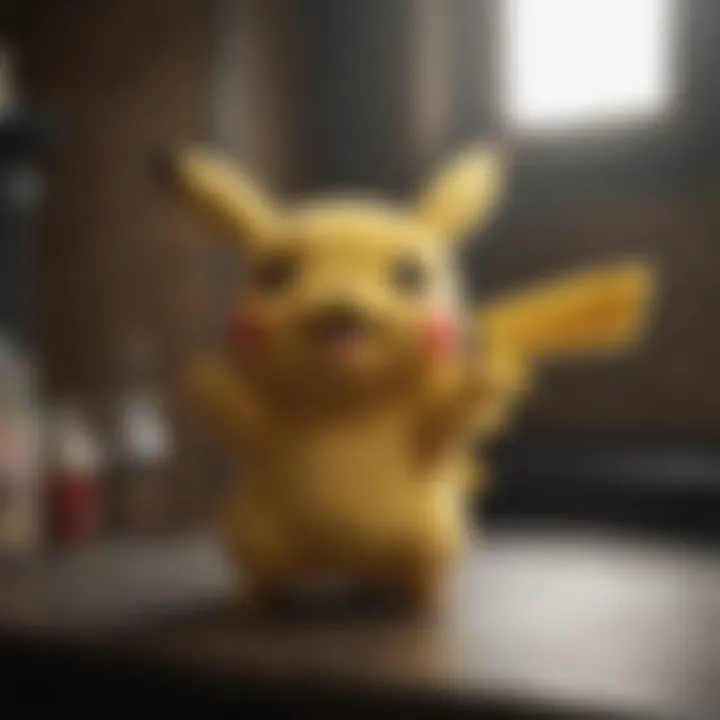 Pikachu in various media forms