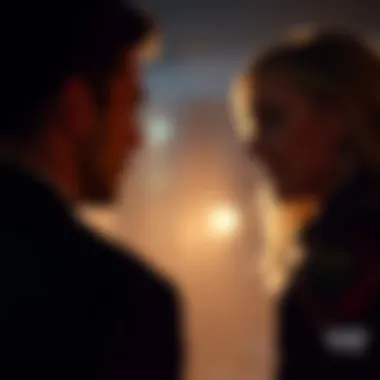 An emotional moment highlighting the character arc progression in Power Book Episode 9