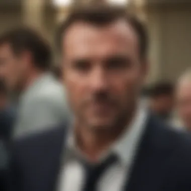 Intense Moment in Ray Donovan A dramatic scene from Ray Donovan showcasing the show's intensity