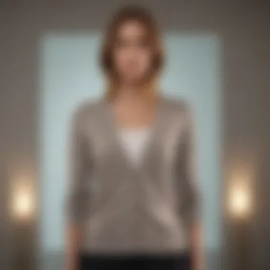 Front View Chic Stylish Reiss June Cardigan Front View