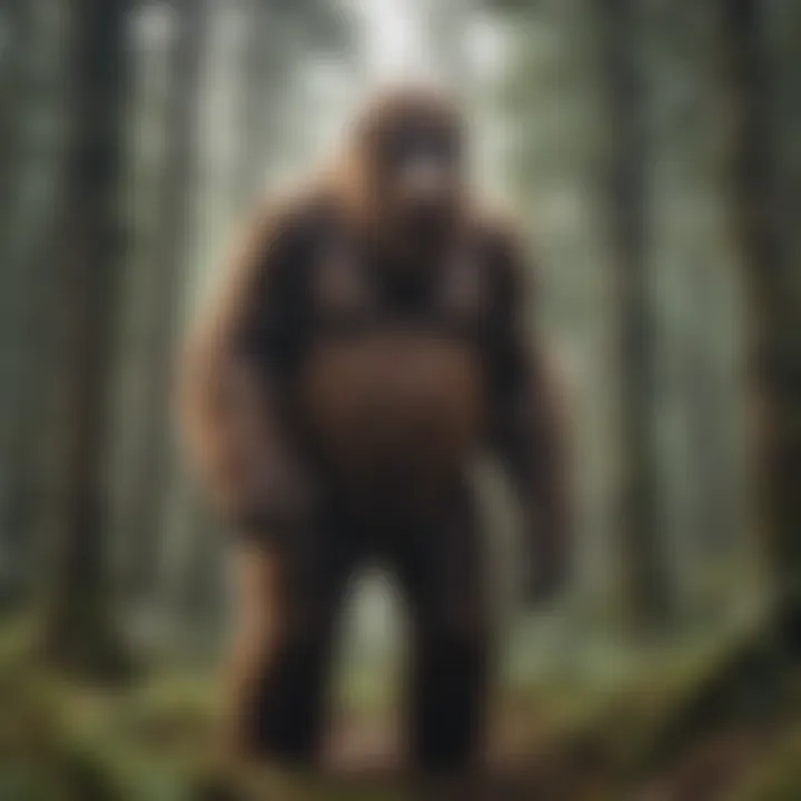 A captivating scene from a popular Sasquatch documentary