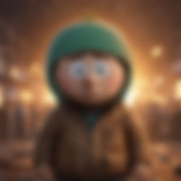 Satirical Animation of South Park Characters