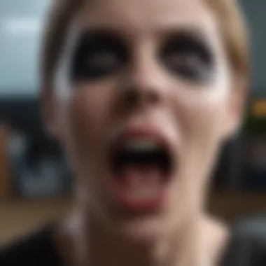 The Horror Aesthetics of Scream Season Four A dramatic scene highlighting the horror elements of season four