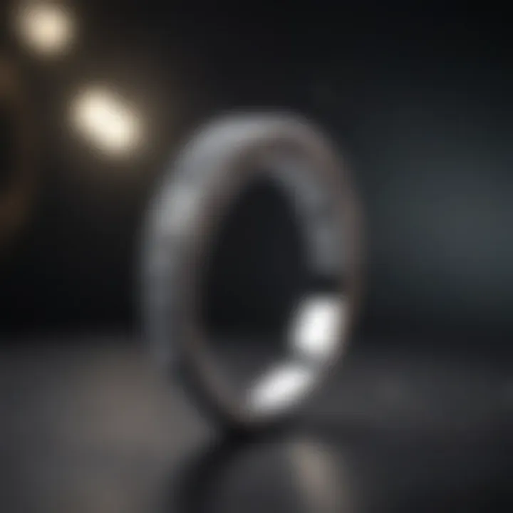 Pandora Infinite Ring shining under the light