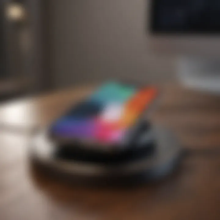 Sleek and Stylish iPhone Charging Pad