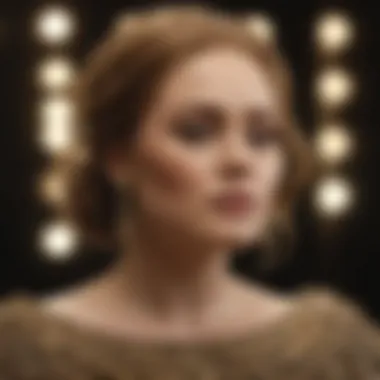 Captivating Adele in the Spotlight Soulful Adele in the Spotlight