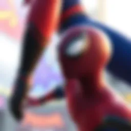 A captivating still from the film showcasing the vibrant animation style