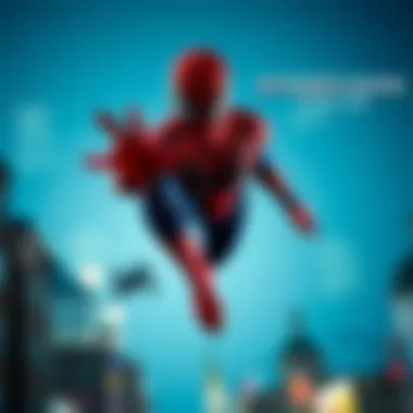 An infographic showing the timeline of Spider-Man movie releases and their streaming platforms.