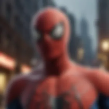 Innovative visualization of Spiderman cameo evolution