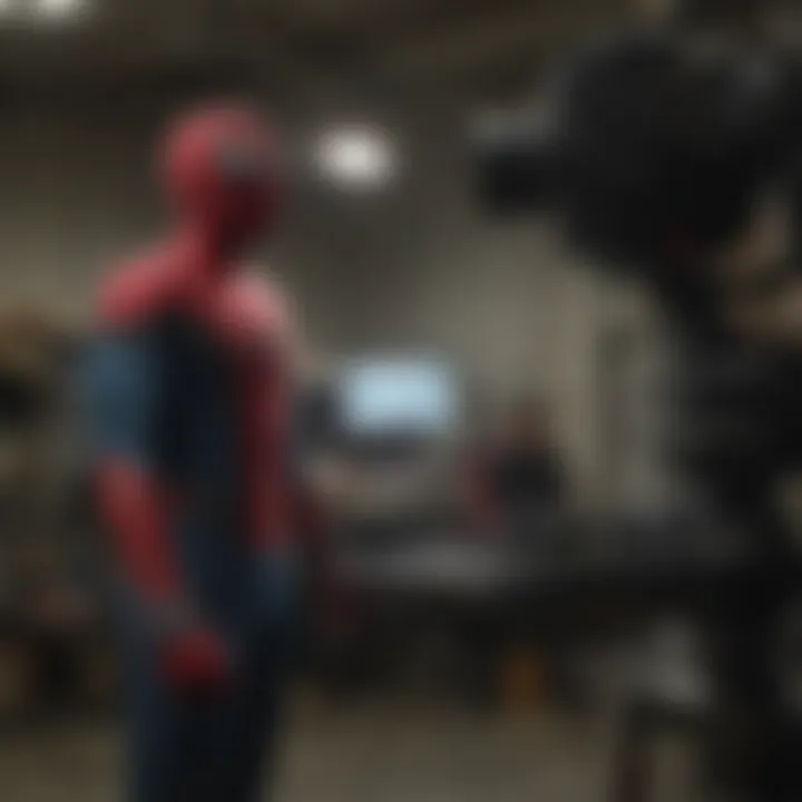 A behind-the-scenes look at the production of Spider-Man: Homecoming