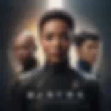 Cover art of Star Trek: Discovery DVD showcasing the main characters