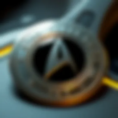 Starfleet Badge of Discovery Iconic Starfleet badge from Star Trek: Discovery