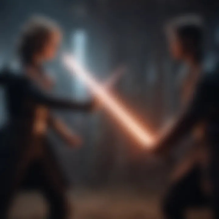 Dramatic Lightsaber Duel in 4K Detail