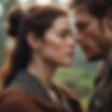 Emotional Resonance: Capturing the Drama of Outlander A dramatic scene highlighting the show's emotional depth