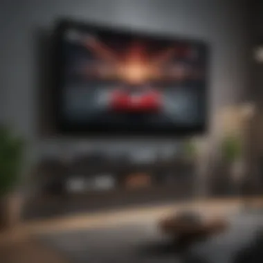 Sleek smart TV with 'Bold and Beautiful' streaming