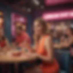 A vibrant set of Take Me Out showcasing its lively atmosphere