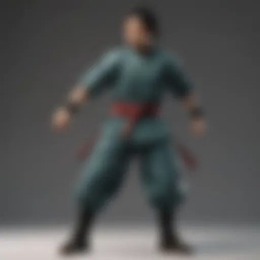 Unique Tanjiro Figure with Dynamic Pose