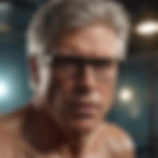 Ted Danson in a intense scene