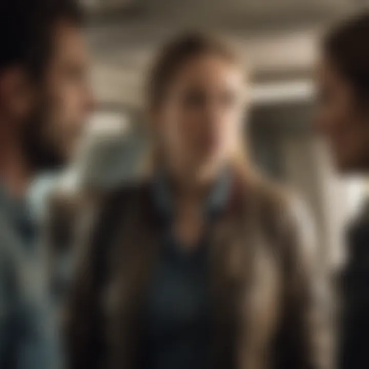 Fear the Walking Dead Flight 462 tense character interaction