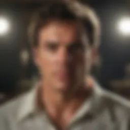 A dramatic scene from Dexter showcasing the show's signature tension.