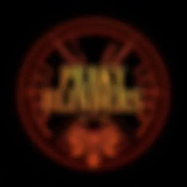 An artistic interpretation of the Peaky Blinders logo intertwined with elements symbolizing power and ambition.