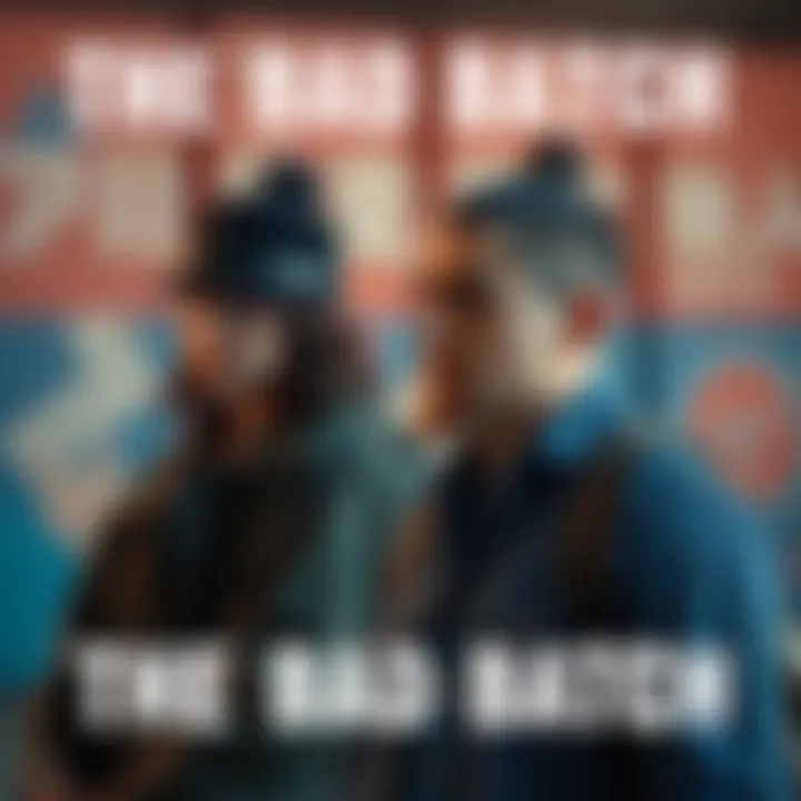 A graphic illustrating the thematic elements within the series