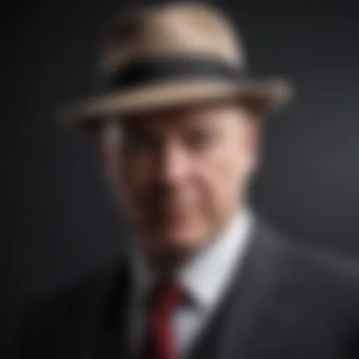 A visual representation of the character Red Reddington in The Blacklist.