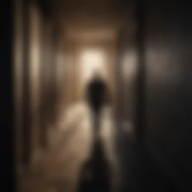 Shadowed Pursuit Mysterious figure in shadows