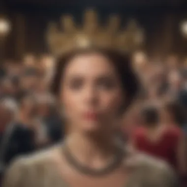 A collage of critical reviews and audience reactions to The Crown