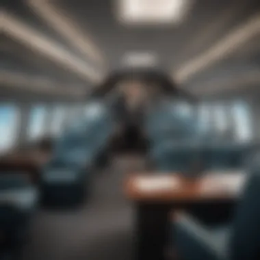 Aviation-Inspired Sophistication in Interior Decor Sophisticated interior design with aviation theme