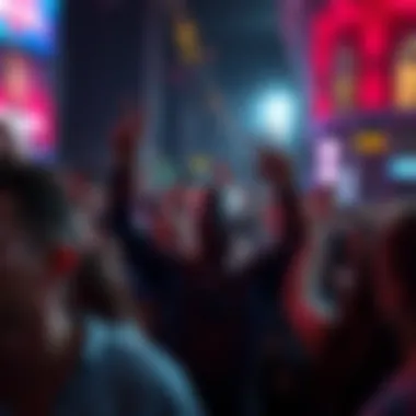 Fans at a Spider-Man Premiere An enthusiastic crowd at a Spider-Man movie premiere, showcasing fan excitement.