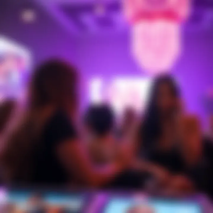 A vibrant social media interaction showcasing Kardashian branding