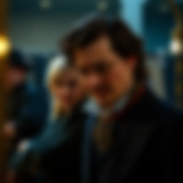 Narrative Developments in the Franchise Scene from Fantastic Beasts showcasing narrative shift
