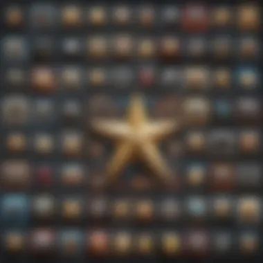 Diverse Star Streaming Platforms A collage representing various star streaming platforms and their unique interfaces.
