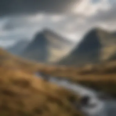 Scottish Highlands: A Cultural Backdrop A historical landscape depicting the essence of Scottish Highland culture.