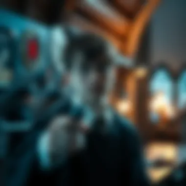 Digital Platform Featuring Harry Potter A conceptual image of a digital platform featuring Harry Potter.