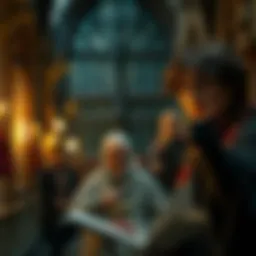A nostalgic scene from the Harry Potter series capturing the essence of magic.