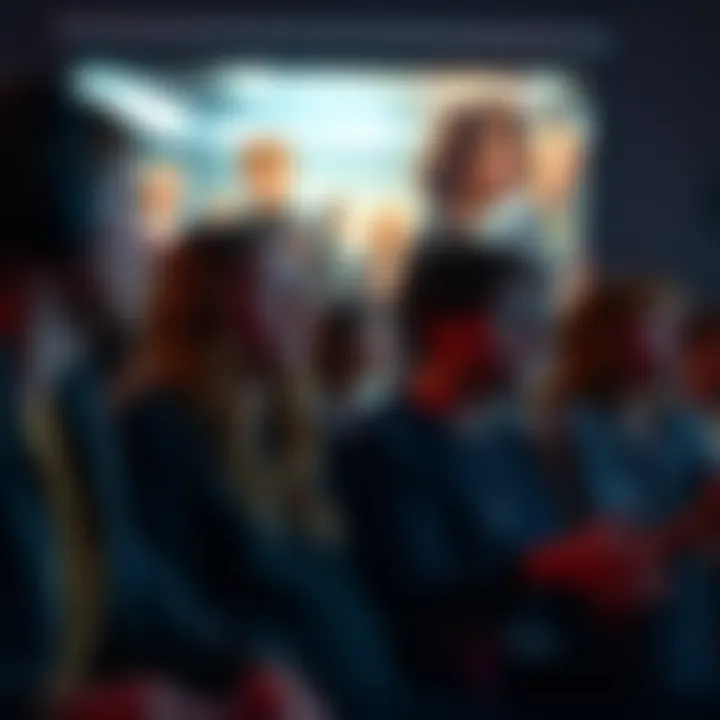 Viewers Engaged in Streaming Viewers engaged in a streaming session showcasing the Harry Potter franchise.