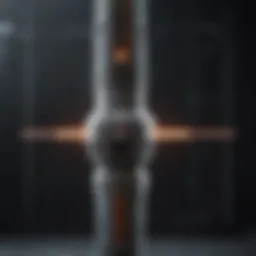 The iconic design of the Skywalker lightsaber, showcasing its unique features.