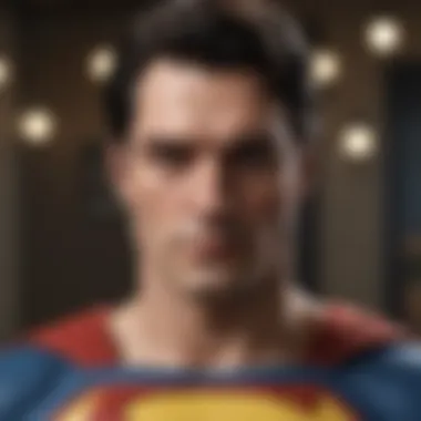 Superman's Cultural Legacy Visual representation of Superman's cultural impact across different media