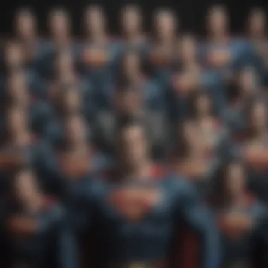 Evolution of Superman Collage showcasing various Superman adaptations over the decades