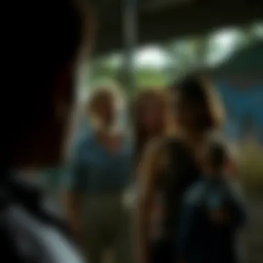 Iconic characters reflecting on their journey throughout the series