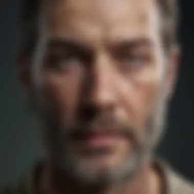 Key character from The Walking Dead showcasing evolving dynamics