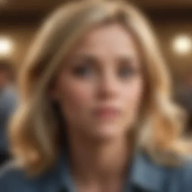 Reese Witherspoon in a thought-provoking scene