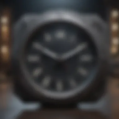 Cinematic Duration Representation A cinematic clock showcasing movie duration