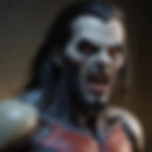 The transformation of Morbius from man to vampire