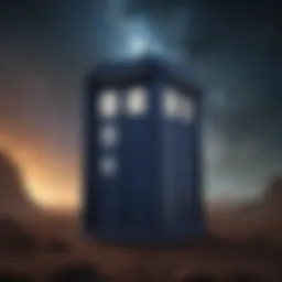 Time-traveling Tardis in a mysterious galaxy